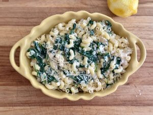 Spinach Ricotta Mac and Cheese